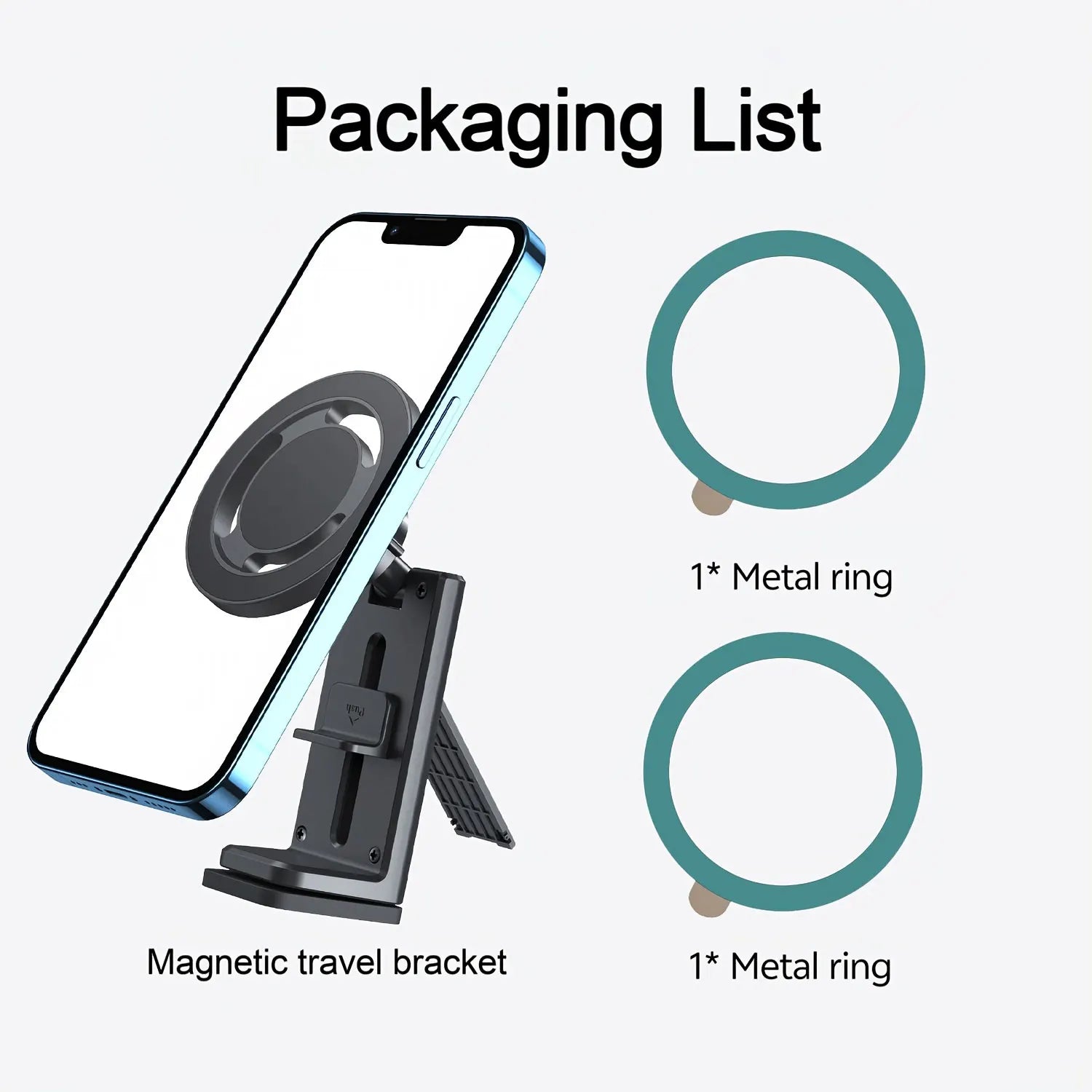 Magnetic Cell Phone Holder Airplane Travel Essentials Phone Holder Desktop Cell Phone Holder Tray Table Phone Holder
